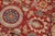 Shabby Chic Agra Tabriz Pak-Persian Red/Blue Wool Rug - 9'2'' X 12'3'' For Sale - Image 4 of 9