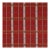 Morris & Co. Hanover Check Fabric in Madder - a sample For Sale