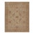 Rug & Kilim’s Distressed Style Rug in Beige-Brown and Green Geometric Patterns For Sale