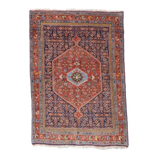 Antique Persian Bidjar Rug 3'8'' X 5'2'' For Sale