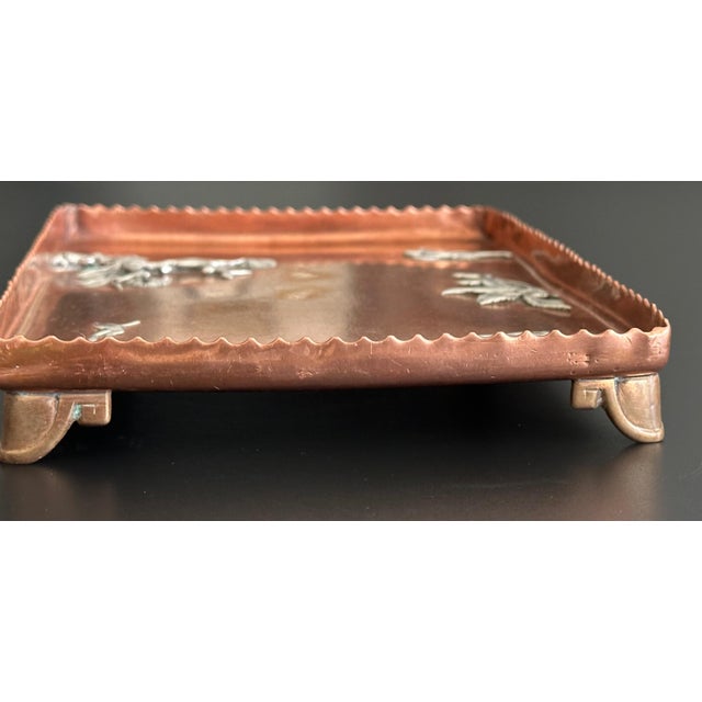 Gorham 19th Century Mixed Metal Tray For Sale - Image 10 of 17