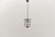 Scandinavian mid-century modern ceiling lamp in copper, teak and glass, 1950s by shortening the cable, the lowest height...