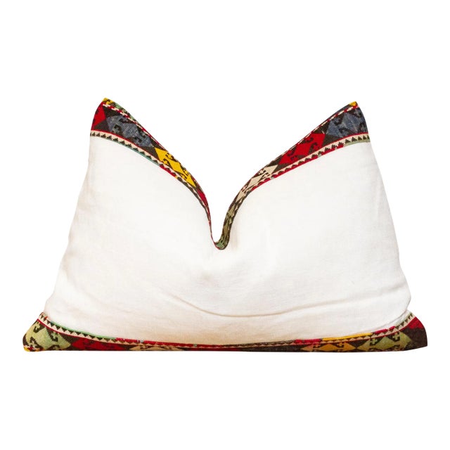 Ara Antique Lakai Tribe Linen Pillow For Sale