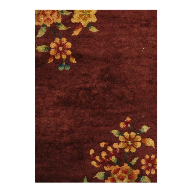 Chinese Deco Rug, Origin: China, Circa: Early 20th Century – Here is an exciting and appealing antique Oriental carpet –...