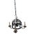 1920s Spanish Wrought Iron Pendant Light For Sale