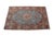 Traditional Traditional Red & Blue Geometric Floral Medallion Wool Area Rug Carpet 4 X 7' For Sale - Image 3 of 10