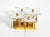 Kinkeldey Crystal Glass and Brass Wall Lamp in Mint, 1960s For Sale - Image 14 of 18