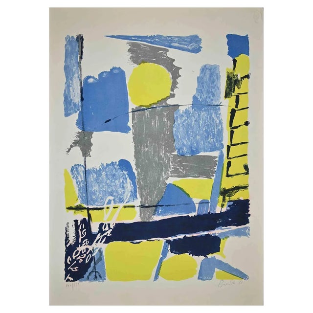 Gastone Breddo, Composition, Original Lithograph, 1961 For Sale