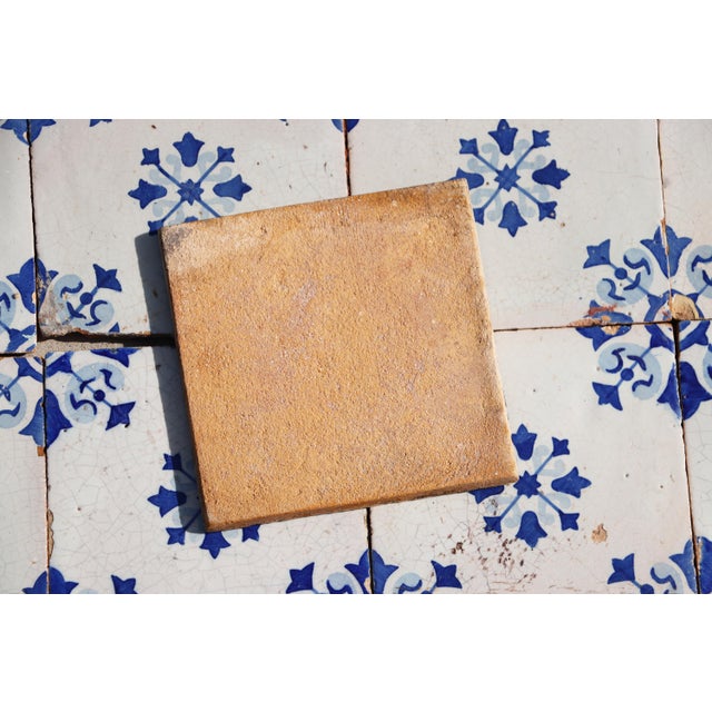 19th Century Floral Blue & White Set of Sixty Portuguese Tiles For Sale - Image 18 of 18