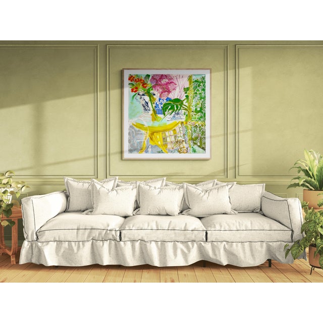 "Garden Room" an Original Colorful Painting by Shann Spishak For Sale In Seattle - Image 6 of 9