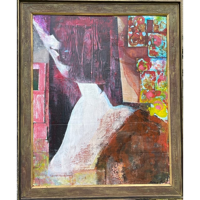 Sonia Gold "Love in the Dark" Original Oil Painting For Sale - Image 4 of 12
