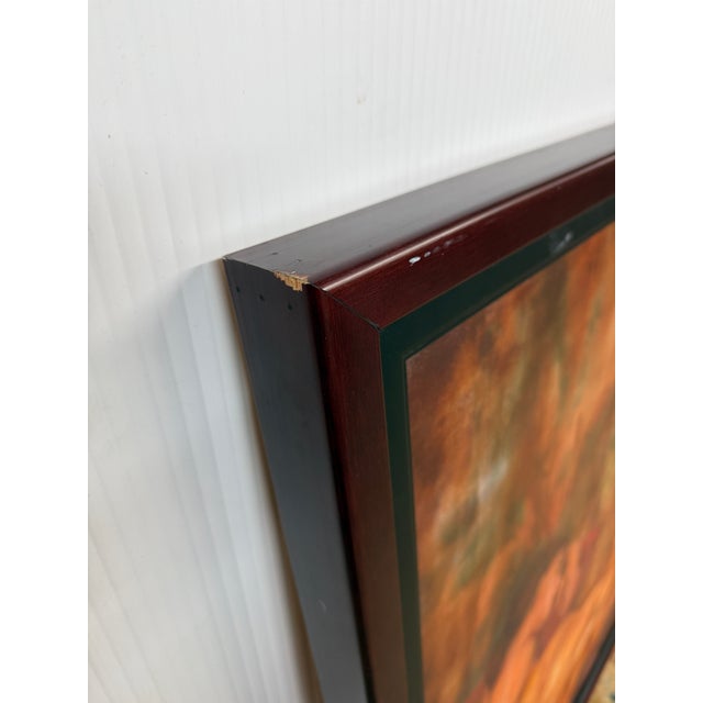 Red Jennifer Goodwin "By the River" Oil on Canvas Painting, Signed For Sale - Image 8 of 12