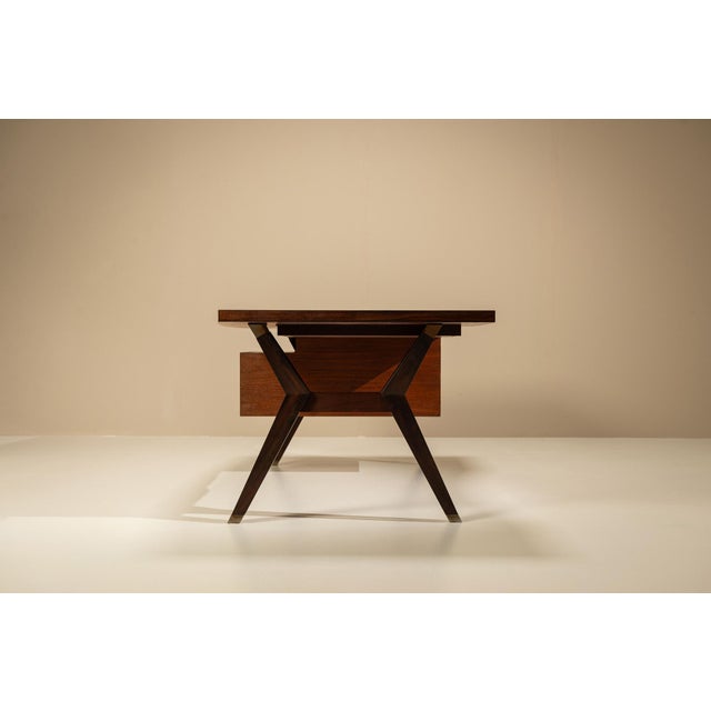 Writing Desk in Rosewood by Ennio Fazioli for MIM Roma, Italy, 1958 For Sale - Image 6 of 18