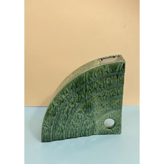 Ceramic Ceramic Shell Vase by Florio Keramia For Sale - Image 7 of 8