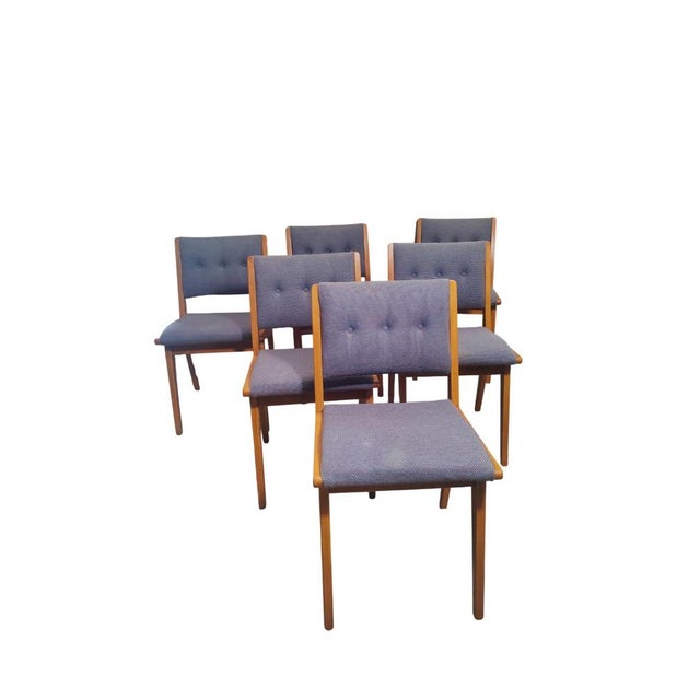 Model 666 Dining Chairs by Jens Risom for Knoll International, 1950s, Set of 6 For Sale - Image 16 of 16