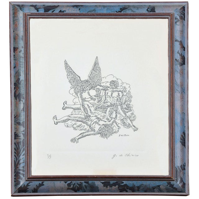 Modern Giorgio De Chirico, Apocalypse of John the Evangelis, Etching, 1970s For Sale - Image 3 of 4