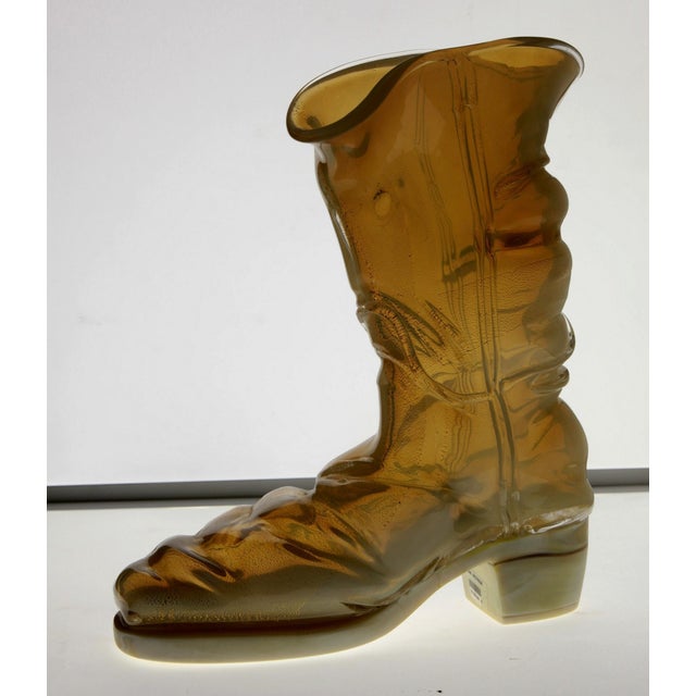 Murano Opaline Chalcedony Livio De Marchi Boot by Pino Signoretto for Pauly, 1990s For Sale - Image 16 of 18