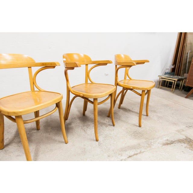 Vintage Bistro Armchairs, 1960s, Set of 4 For Sale - Image 15 of 18