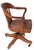The Sikes Co., PA Early 20th Century Oak Bank of England Jury Style Swivel Desk Chair For Sale - Image 4 of 14