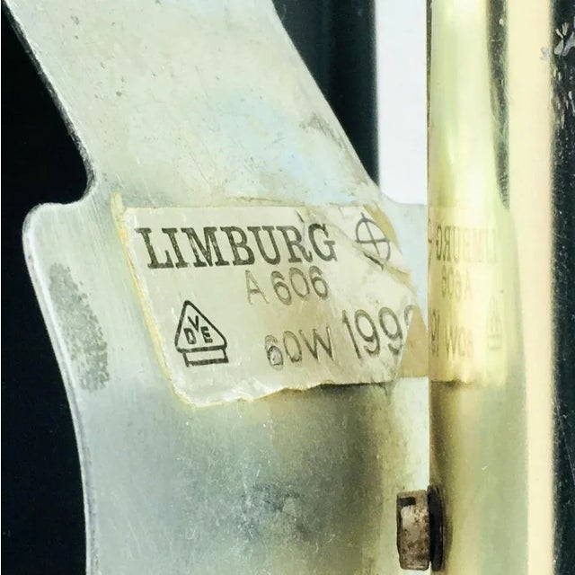 Mid-Century Modern Amber Bubble Glass Wall Lights by Helena Tynell for Limburg, 1960s, Set of 2 For Sale - Image 9 of 10