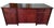 Restored French Art Deco Executive Desk | 72" Sunburst Veneer Pedestal Desk For Sale - Image 4 of 16
