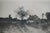 Antique Ernest C Rost Signed Cottage Farmhouse Panoramic Landscape Etching 26" For Sale - Image 9 of 14