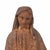 French Artist, Our Lady of Grace Religious Sculpture, 19th Century, Cast Iron For Sale - Image 3 of 9