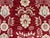 Red & Beige Persian-Style Floral Wool Rug, Natural Dyes, 3'4" X 4'11" For Sale - Image 9 of 16