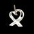 Metal Late 20th Century Tiffany & Co Estate Heart Pierced Earrings by Paloma Picasso Sterling Silver, A Pair For Sale - Image 7 of 12