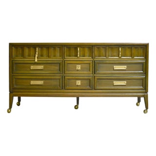 Paint to Order Mid Century Modern Nine-Drawer Dresser by Stanley Furniture For Sale