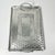 1950s Vintage Boho Chic Arts & Crafts Hand Wrought Etched Aluminum Serving Tray For Sale - Image 4 of 13