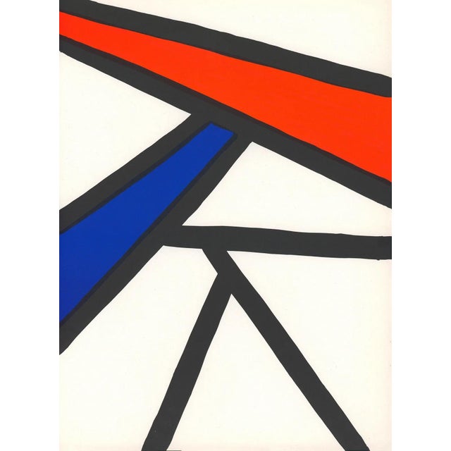 1960s Alexander Calder lithograph: Dimensions: 11 x 15 inches. From Derriere Le Miroir 1968. Good overall vintage...