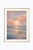 Abstract coastal sunset seascape wall art featuring a softly glowing horizon with gentle ocean movement, luminous sky...