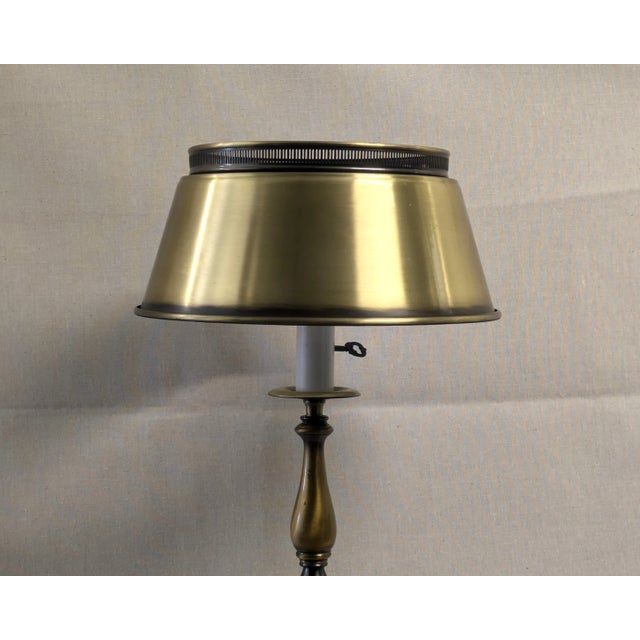 Metal Brass Bouillotte Table Lamp For Sale - Image 7 of 11