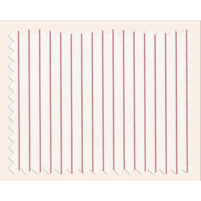 Panarea Armchair in Red and Cream Striped Upholstery by Ceraudo, 2010s For Sale - Image 6 of 7