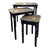 Add timeless elegance to your home with this beautifully restored set of three vintage Chinoiserie nesting tables....