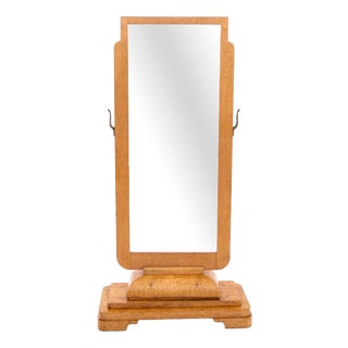 Art Deco Swivel Mirror on a Stand, Poland, 1930s Restored For Sale