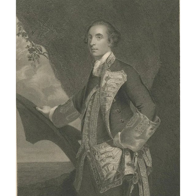 Antique Portrait of Lord Rodney, 1850 For Sale - Image 5 of 10