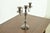 Tiffany and Co. Tiffany & Co. Style Antique Victorian Silverplate Three-Light Candelabra For Sale - Image 4 of 16