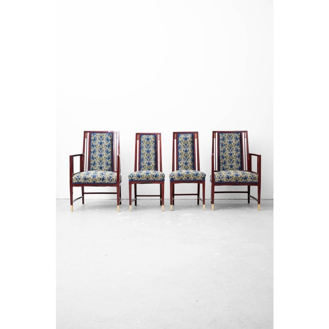 Object: secessionist seating group (2 x armchairs, 2 x chairs) design: max benirschke (attributed) "viennese art in the...