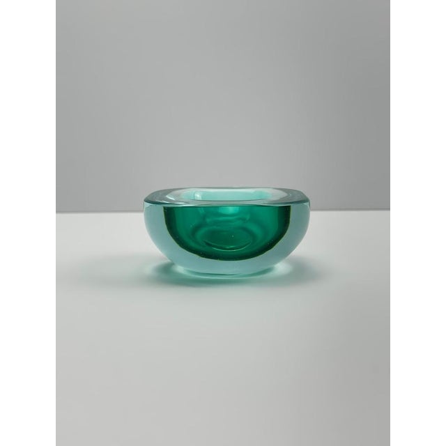 Murano Sommerso Geode Bowl by Archimede Seguso, Italy, 1960s For Sale - Image 3 of 10