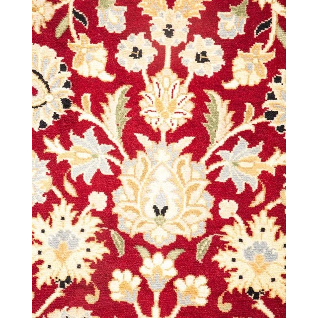 Traditional Mogul, One-of-a-Kind Hand-Knotted Area Rug in Red, 3' 2" x 5' 3" For Sale - Image 3 of 8