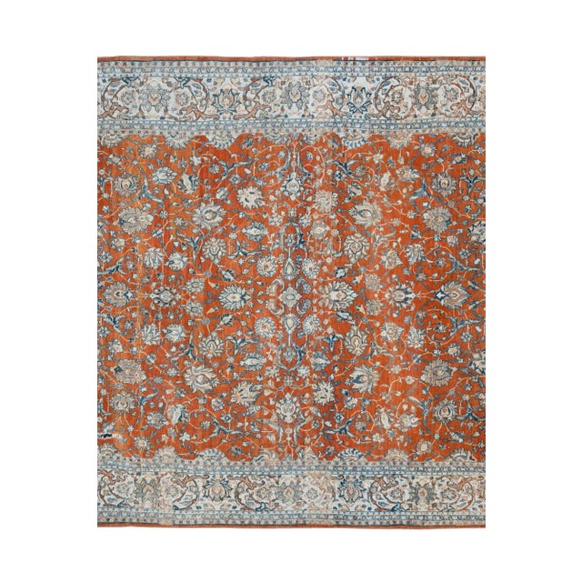 1970s Vintage Red Oversize Turkish Rug 8'8" X 11'10" For Sale - Image 4 of 13