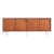 Mid-Century Modern Walnut and Chrome Credenza by Florence Knoll, 1960s For Sale