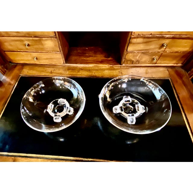 Mid-Century Modern Pair Steuben Bowls, C. 1950-1960 12 For Sale - Image 3 of 6
