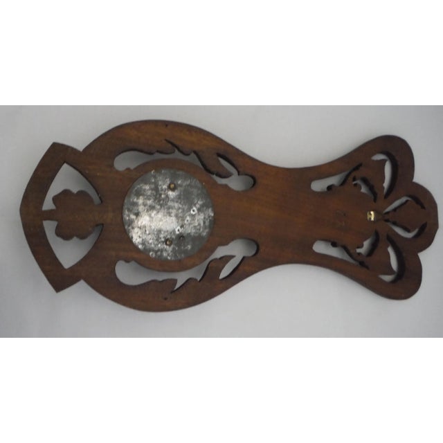 1900 - 1909 1900 Vintage French Black Forest Barometer For Sale - Image 5 of 6