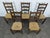 Vintage Brutalist Chairs, Set of 5 For Sale - Image 3 of 9