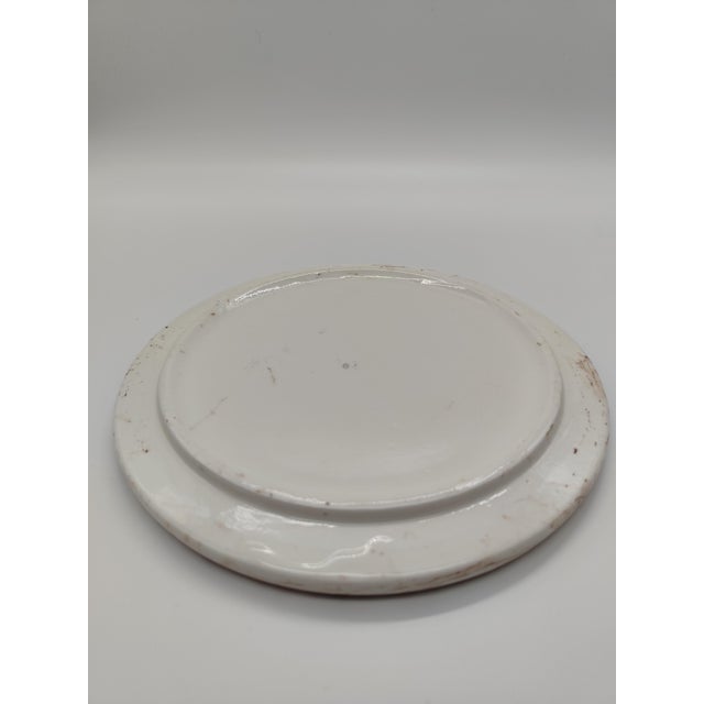 Ceramic Cream Coffee Service with Red and Black Hand-Painted Floral Design from SMF Schramberg, Shabby Chic Style, 1950s, Set of 5 For Sale - Image 3 of 12
