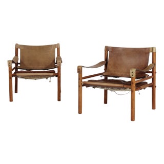 Scirocco 2 Safari Chairs from Norell AB, Sweden, 1970s, Set of 2 For Sale