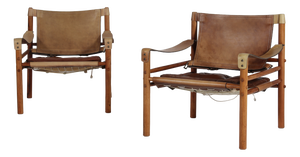 Scirocco 2 Safari Chairs from Norell AB, Sweden, 1970s, Set of 2